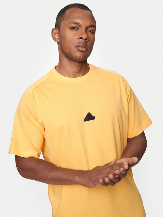 adidas adidas T-shirt Z.N.E. IR5238 Žuta Loose Fit
