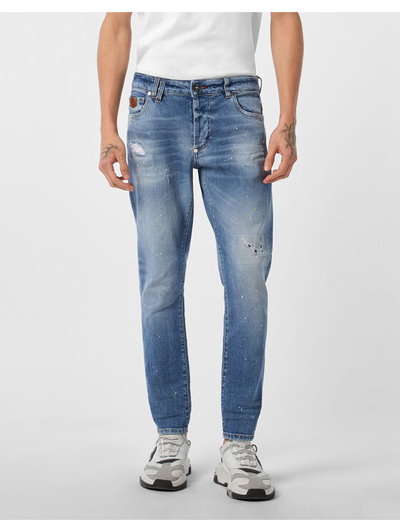 PHILIPP PLEIN PHILIPP PLEIN Jeansy 26869 Niebieski Skinny Fit