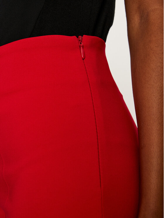 Rinascimento Rinascimento Stoffhose 1000769229512 Rot Regular Fit