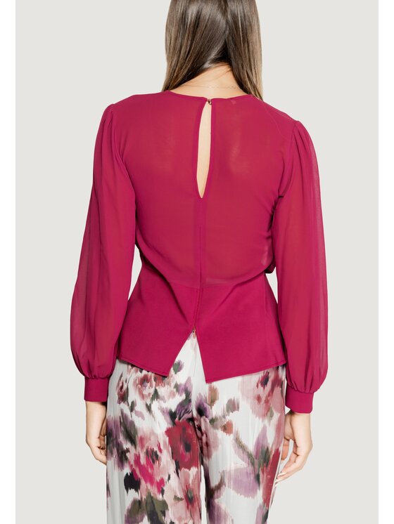 Rinascimento Rinascimento Blusa CFC0120049003 Bordeaux Shirt Fit