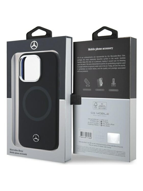 Mercedes-Benz Mercedes-Benz Etui na telefon Apple iPhone 16 Pro Czarny