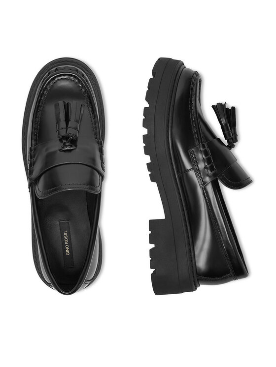 GINO ROSSI Gino Rossi Loafersy EO-HOX-12036 Czarny