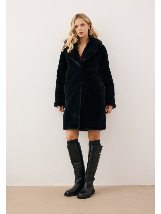 BIZUU BIZUU Futro ROMA Czarny Standard Fit