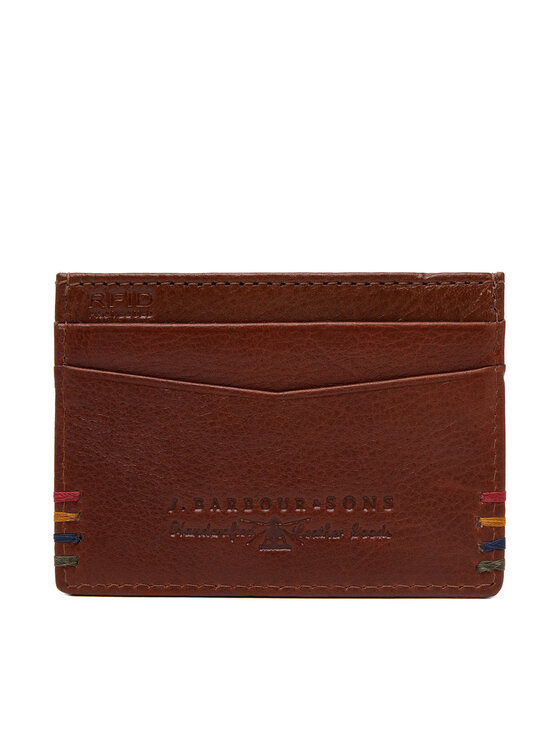Barbour Barbour Zestaw portfel i etui na karty MGS0082BR11 Brązowy