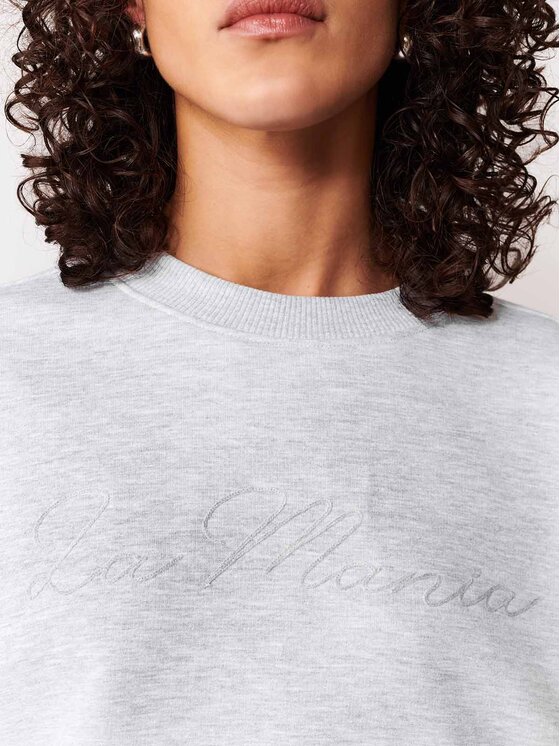 La Mania La Mania Bluza NUVOLA Szary Basic Fit