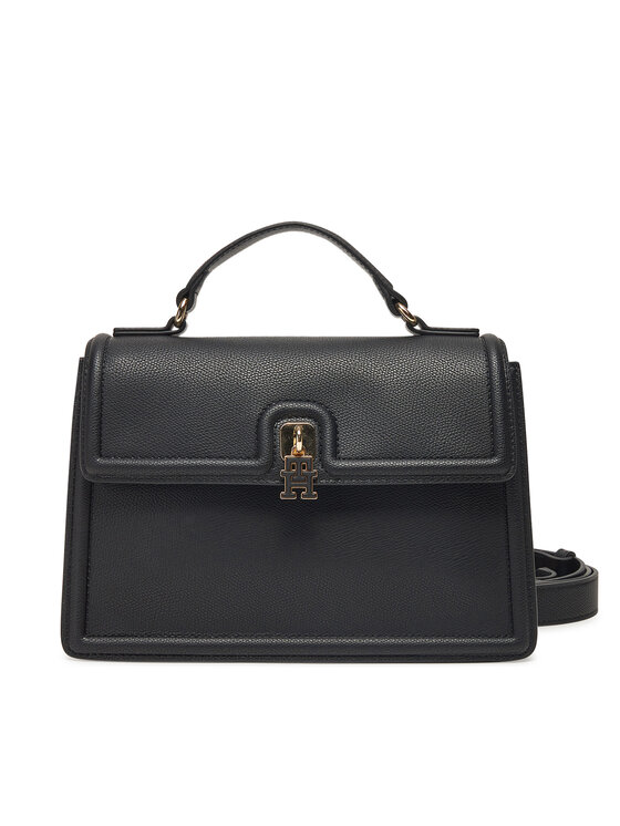 Tommy Hilfiger Kabelka Th Eternity Mini Satchel AW0AW17176 Čierna