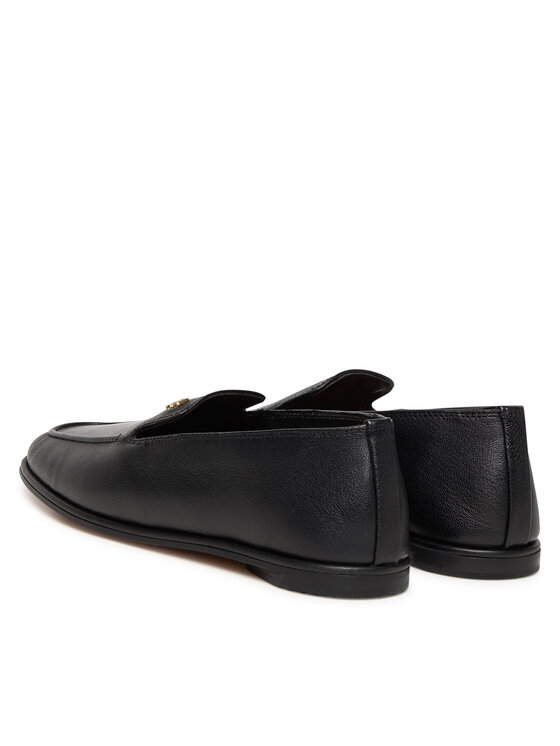 Tommy Hilfiger Tommy Hilfiger Lordsy Th Leather Loafer FW0FW09319 Czarny