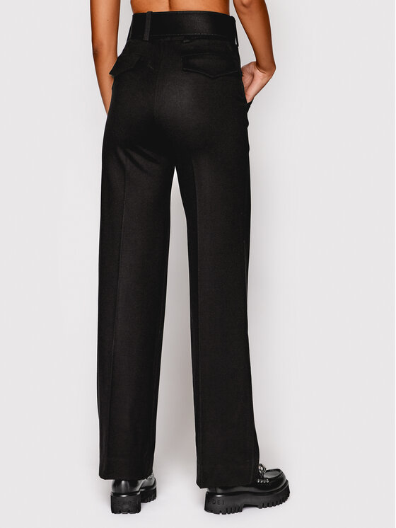 Victoria Victoria Beckham Victoria Victoria Beckham Hlače 1122JTR003286A Crna Regular Fit