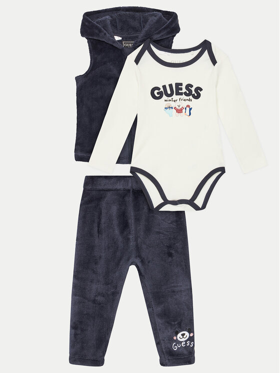 Guess Guess Compleu copii P4BG10 WFRS0 Albastru Regular Fit
