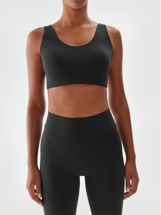 4F 4F Reggiseno sportivo 4FWAW24USBAF161-20S Nero