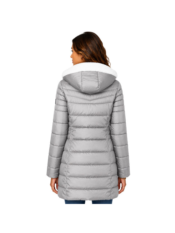 Geographical Norway Geographical Norway Parka WZ5513F/GN-LIGHT GREY Szary Reglan Fit