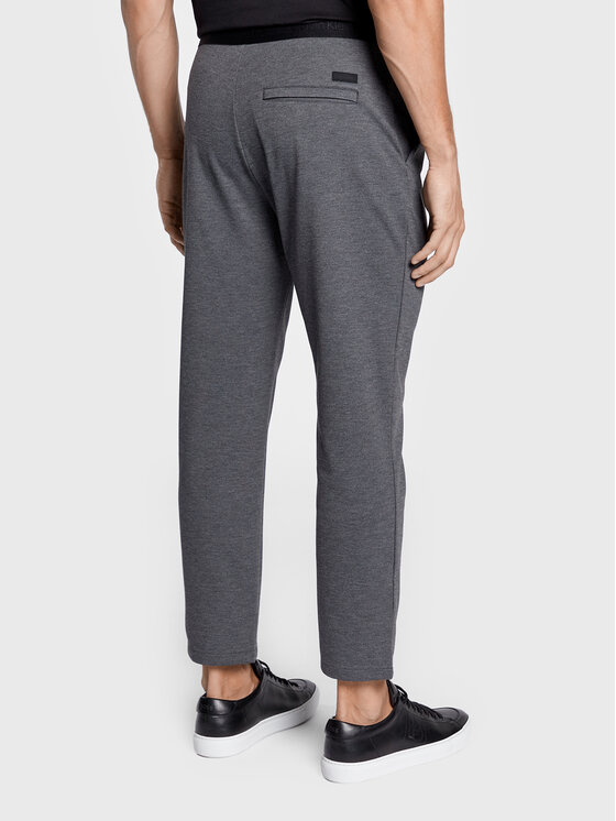 Calvin Klein Calvin Klein Παντελόνι υφασμάτινο Comfort K10K109913 Γκρι Tapered Fit