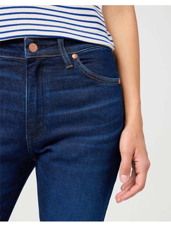 Wrangler Wrangler Jeansy SIENNA Niebieski Skinny Fit
