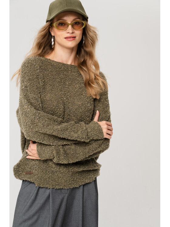 blue shadow blue shadow Sweter Bonzay Khaki Regular Fit