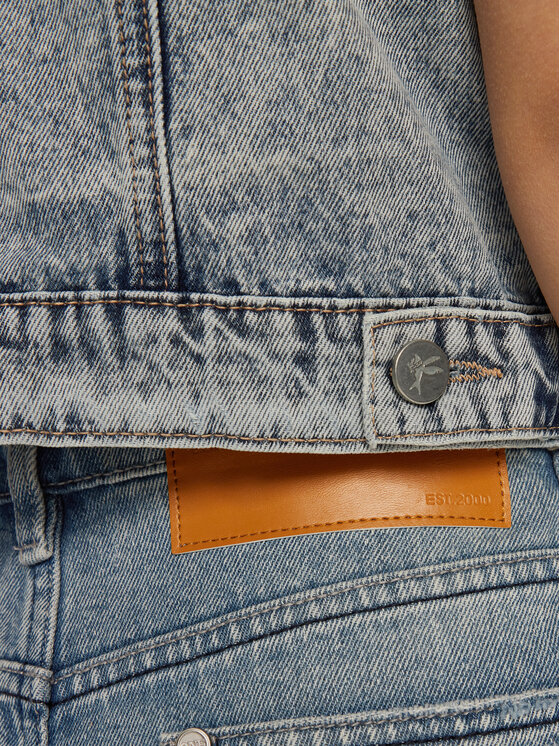 One Teaspoon One Teaspoon Γιλέκο 26832 Μπλε Regular Fit