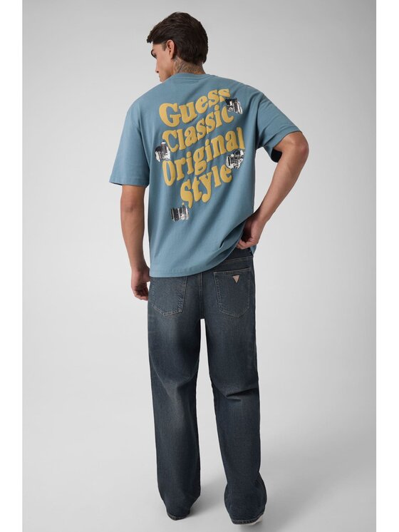 Guess Guess T-Shirt 185139 Niebieski Classic Fit