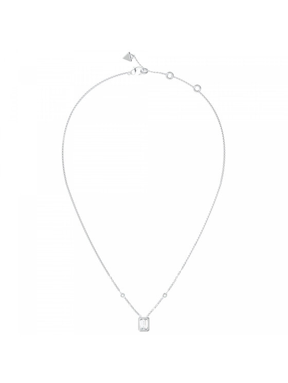 Guess Guess Naszyjnik JUBN05249JWRHT/U Srebrny