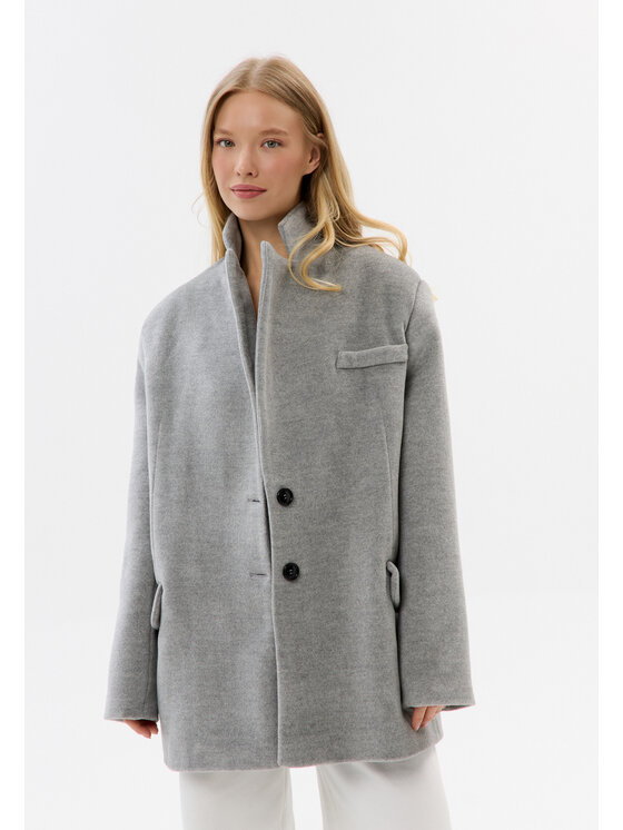 Mirons Mirons Marynarka Soft Szary Oversize