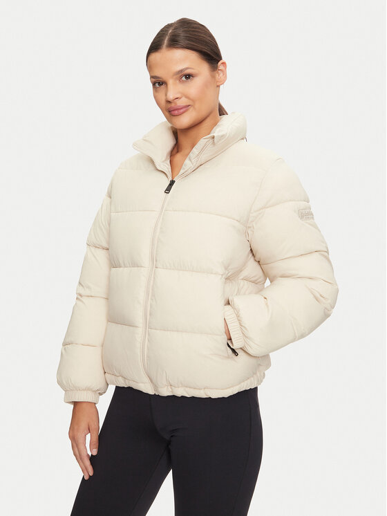 Napapijri Napapijri Télikabát A-Box Logo NP0A4HZ1 Bézs Loose Fit