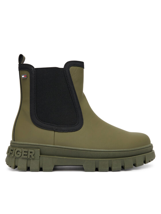 Tommy Hilfiger Tommy Hilfiger Stiefeletten T3X5-34130-1355414 Khakifarben