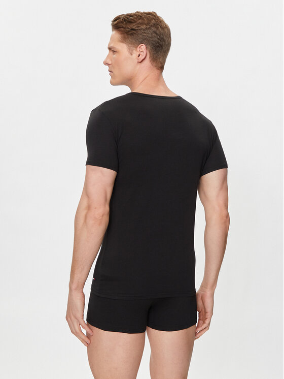 Tommy Hilfiger Tommy Hilfiger Комплект 3 тишърти 2S87903767 Черен Regular Fit
