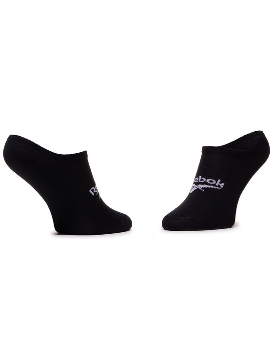 Reebok Reebok Set od 3 para unisex visokih čarapa niskih čarapa Cl Fo Invisible Sock 3P GG6679 Crna