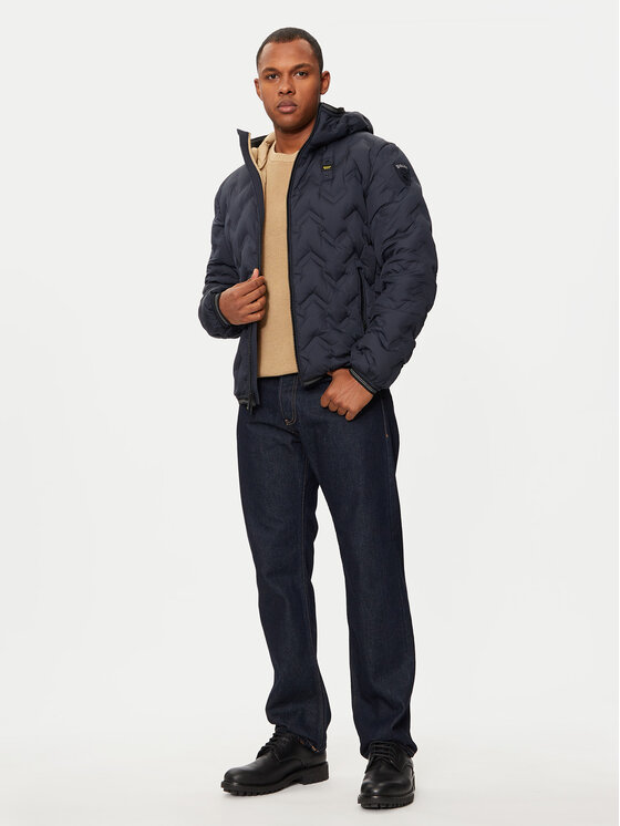 Blauer Blauer Зимно яке 24WBLUC03125 888 Тъмносин Regular Fit