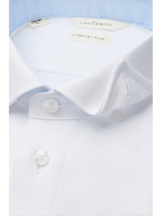 Lancerto Lancerto Koszula Bellini KO073126000050 Biały Slim Fit