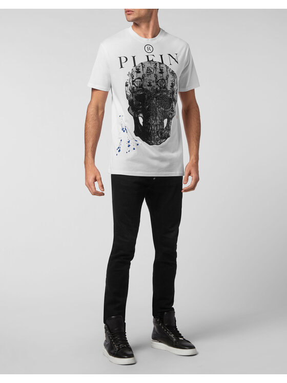 PHILIPP PLEIN PHILIPP PLEIN T-shirt 3429 Bianco Regular Fit