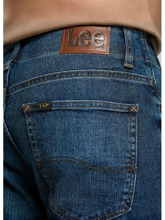 Lee Lee Jeansy Straight Fit XM Extreme Motion MVP Niebieski Tapered Fit