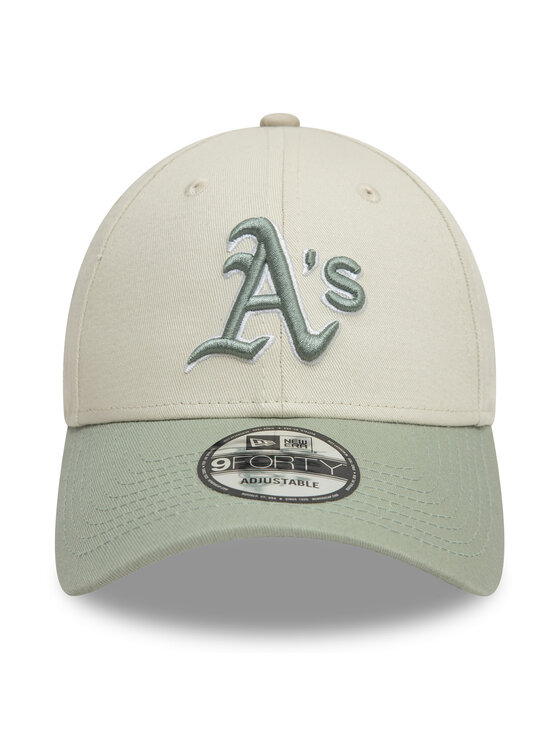 New Era New Era Шапка с козирка Oakland Athletics World Series Patch 9FORTY 60595244 Бежов