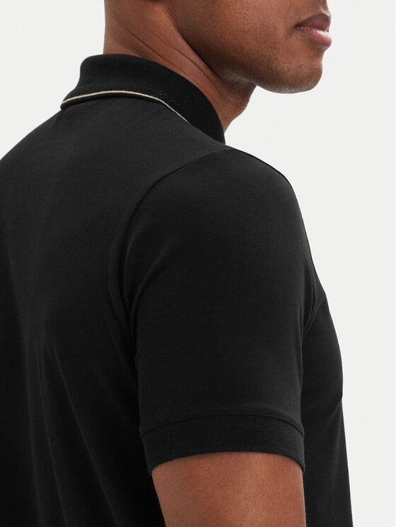 KARL LAGERFELD KARL LAGERFELD Tricou polo 745021 562221 Negru Regular Fit