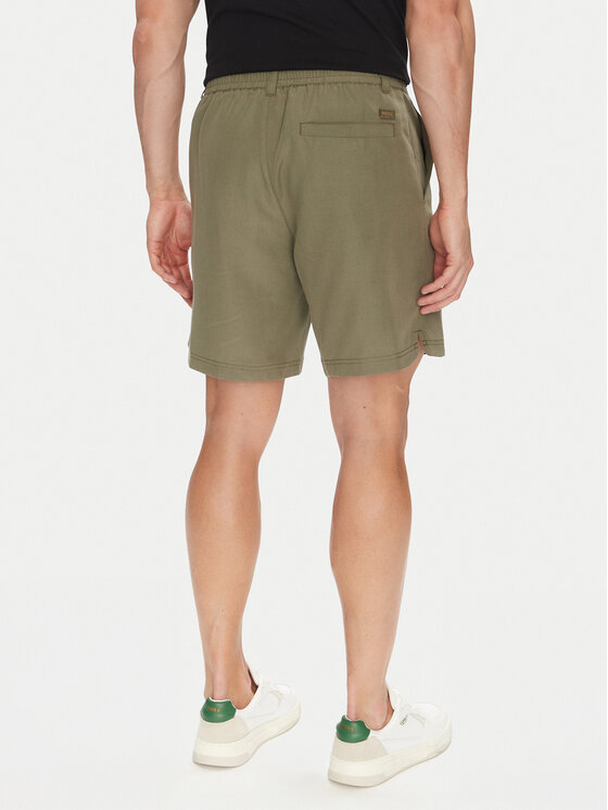 BOSS BOSS Шорти з тканини Sandrew 50546879 Зелений Regular Fit