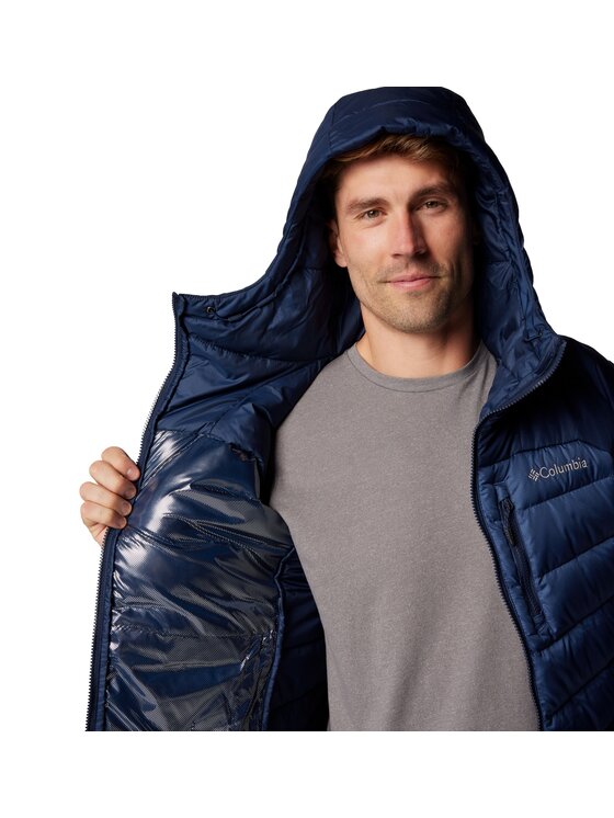 Columbia Columbia Kurtka puchowa 208614 Niebieski Regular Fit