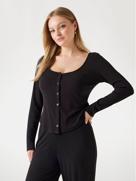 Guess Guess Top 175837 Černá Classic Fit