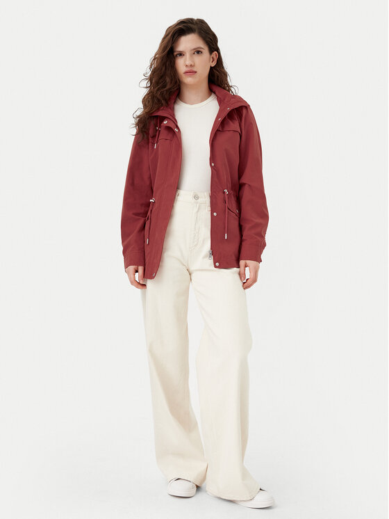 ONLY ONLY Parka New Starline 15218612 Czerwony Regular Fit