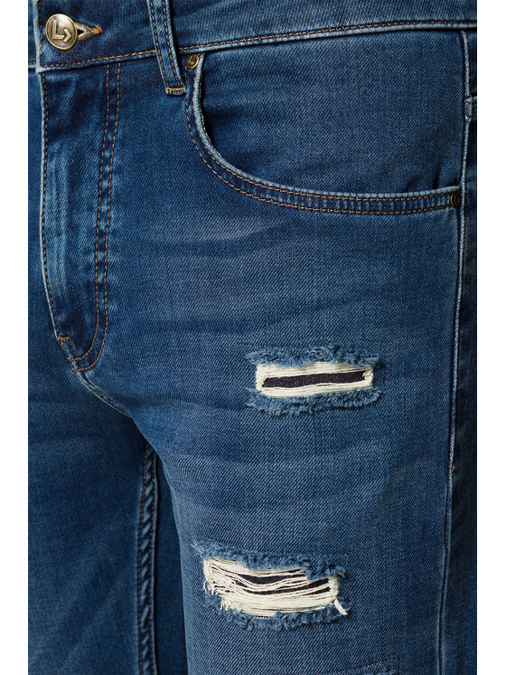 Lancerto Lancerto Jeansy Ansel SP113222000025 Granatowy Slim Fit