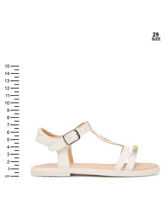 Geox Geox Σανδάλια Jr Sandal Karly J6535H 000BC C1000 S Λευκό