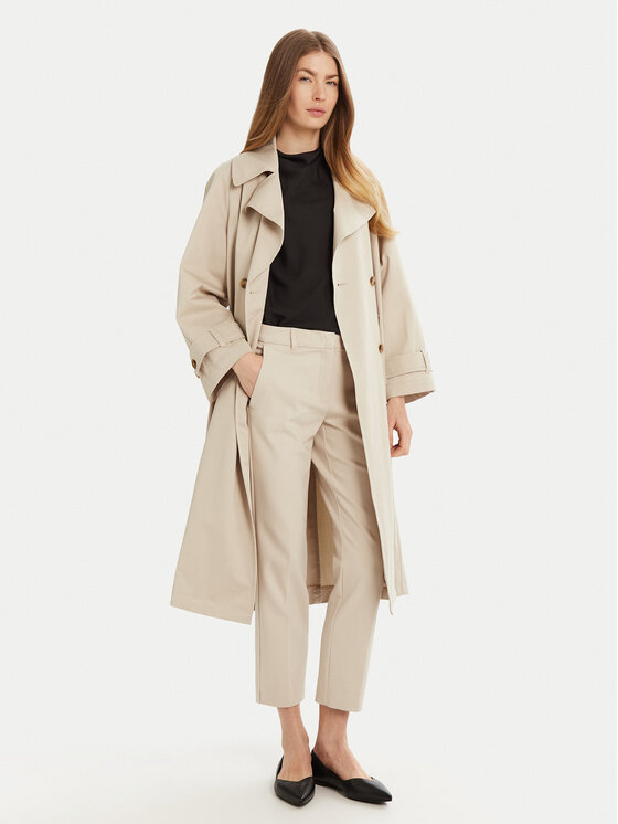 Marella Marella Тренч Grolla 2513021051 Бежов Regular Fit