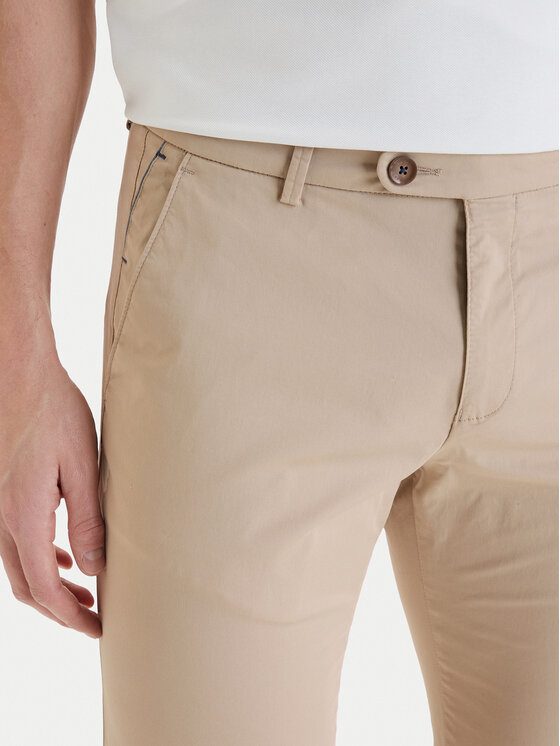 Bugatti Bugatti Chinos kelnes 4890-76301C Smėlio Slim Fit