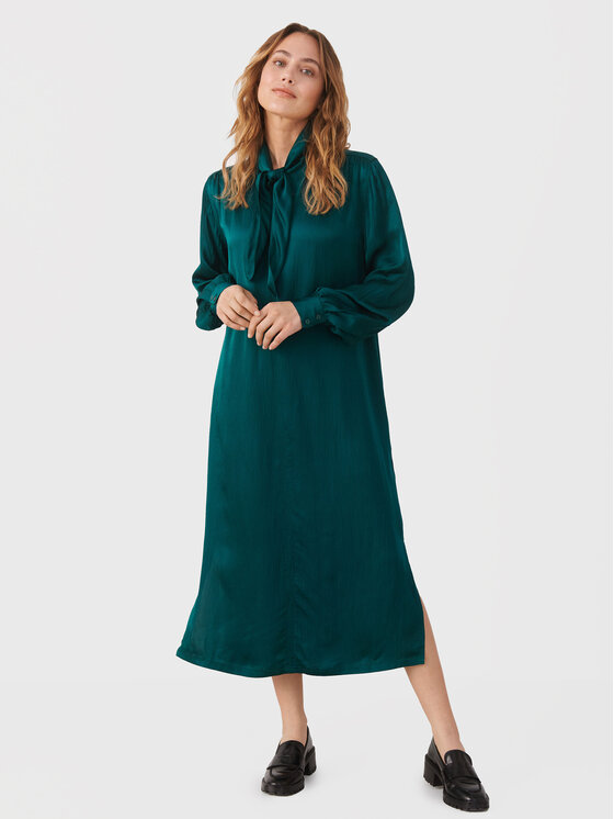 Vestito da giorno Rie 30307065 Verde Relaxed Fit