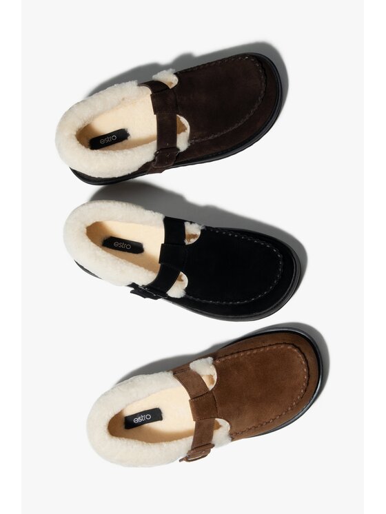 Estro Estro Μοκασίνια ER00118010 Καφέ