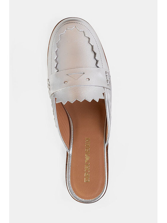 Emporio Armani Emporio Armani Nazouváky X3A068 XF210 00077 Stříbrná