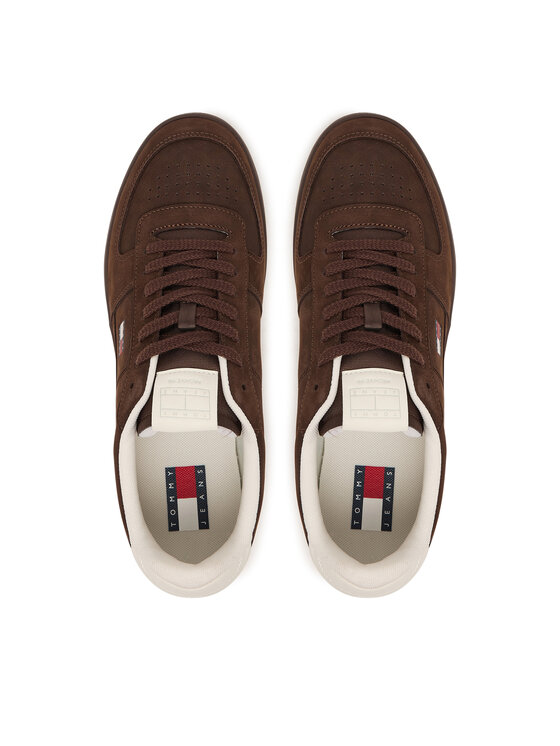Tommy Jeans Tommy Jeans Αθλητικά Archive 98' Nubuck Court EM0EM01788 Σκούρο καφέ