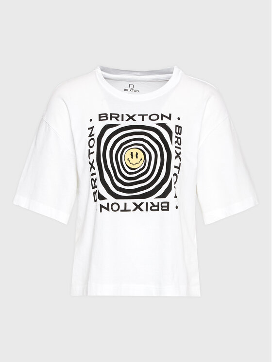 Brixton Majica Dizzy 16867 Bela Regular Fit