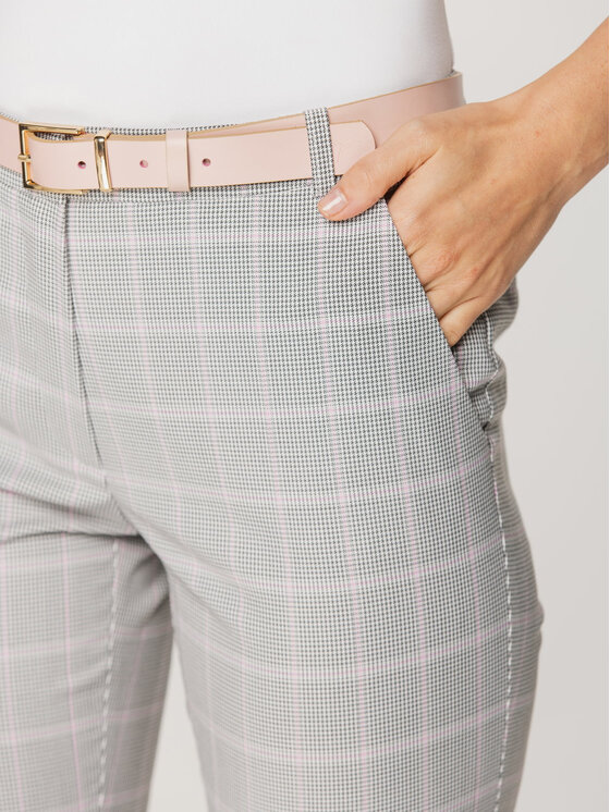 Willsoor Willsoor Spodnie damskie 67771 Szary Tapered Leg