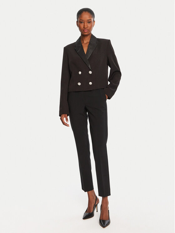 LOLA CASADEMUNT LOLA CASADEMUNT Sacou MF2502003 Negru Regular Fit