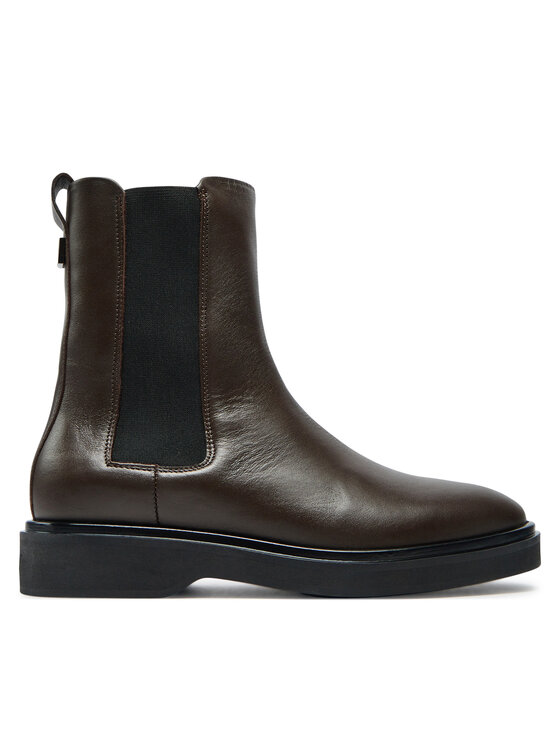 Calvin Klein Calvin Klein Боти тип челси HW0HW02180 Кафяв