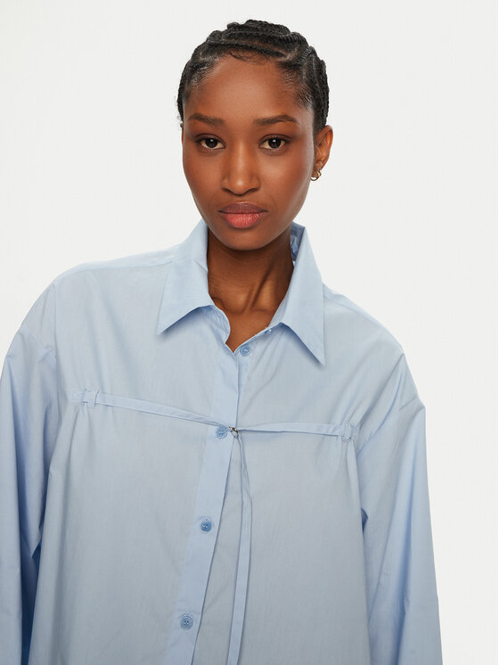Patrizia Pepe Patrizia Pepe Košile 8C0742/AH74-CA38 Světle modrá Regular Fit