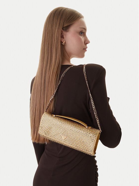 Guess Geantă Tasmin Mini HWRG9 931710 Auriu